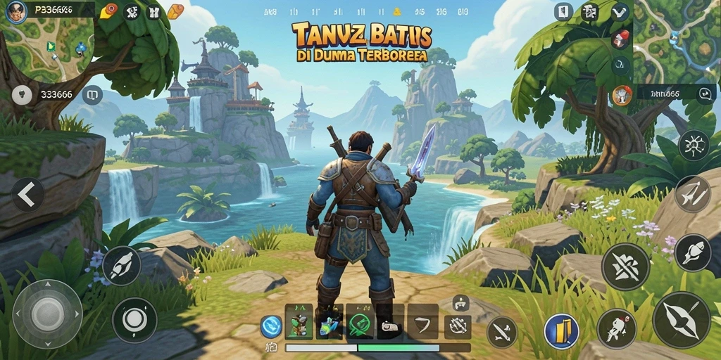 Gameplay penuh petualangan dalam dunia terbuka yang luas.