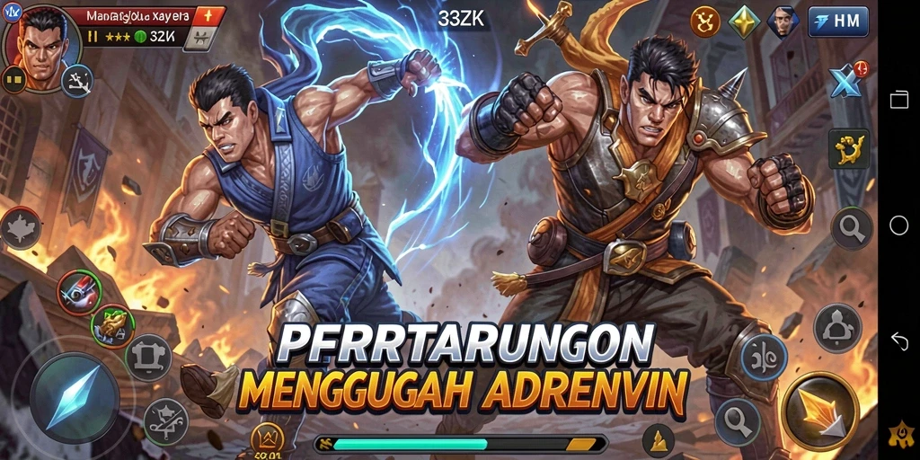 Gameplay 33ZK yang penuh aksi dan seru.