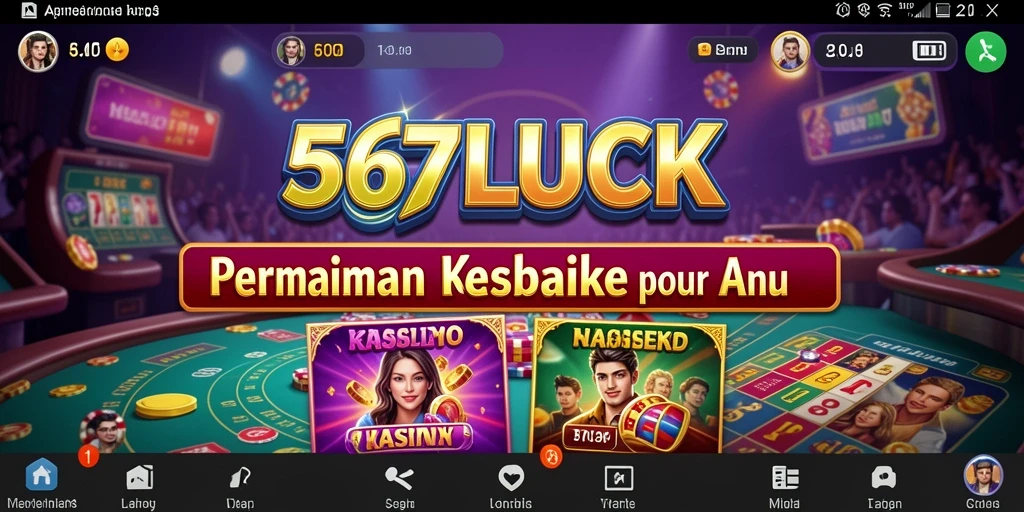 Tampilan gameplay menarik dari 567LUCK yang menampilkan pengalaman kasino.