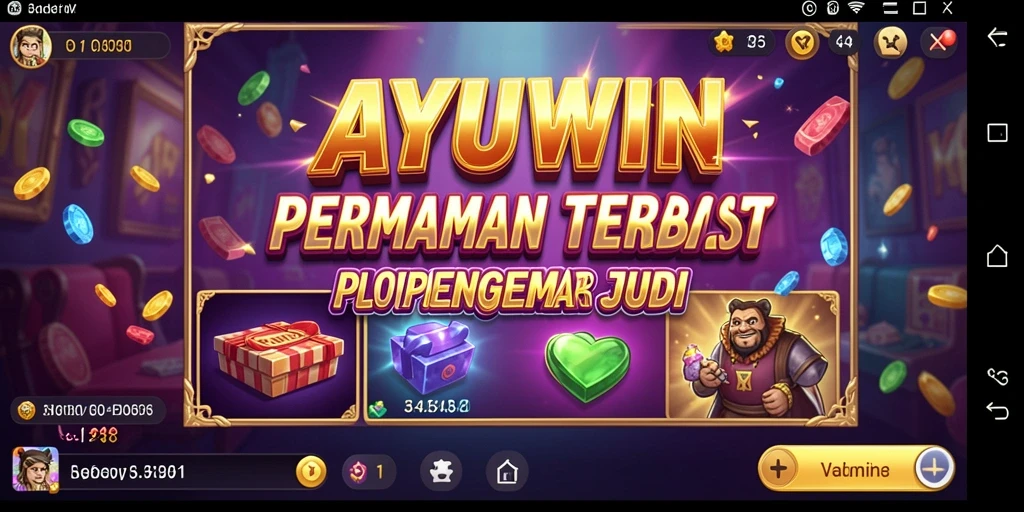 Tampilan gameplay Slot AYUWIN dengan tema menarik dan grafis berkualitas tinggi.