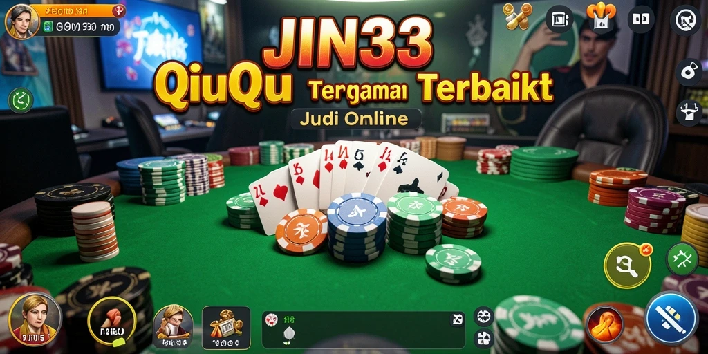 Tampilan gameplay QiuQiu yang seru di JIN33.