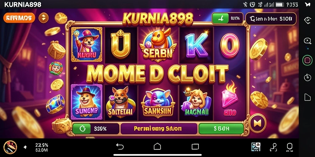 Tangkapan layar KURNIA898 menunjukkan gameplay Slot yang mendebarkan dan interaktif.