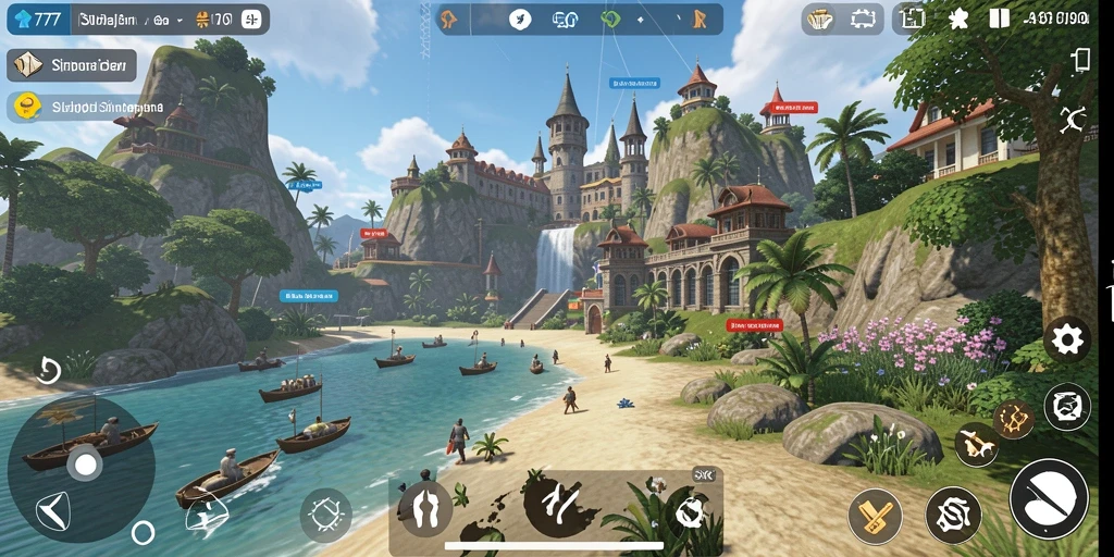 Tangkapan layar gameplay L777 dengan suasana interaktif yang menarik.