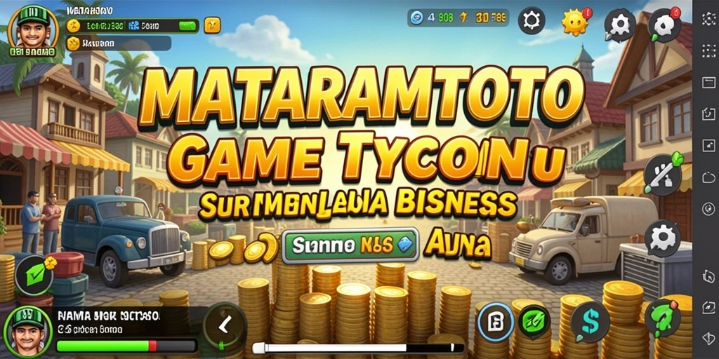 Tampilan gameplay <strong>MATARAMTOTO</strong> yang menampilkan keseruan dalam membangun bisnis.