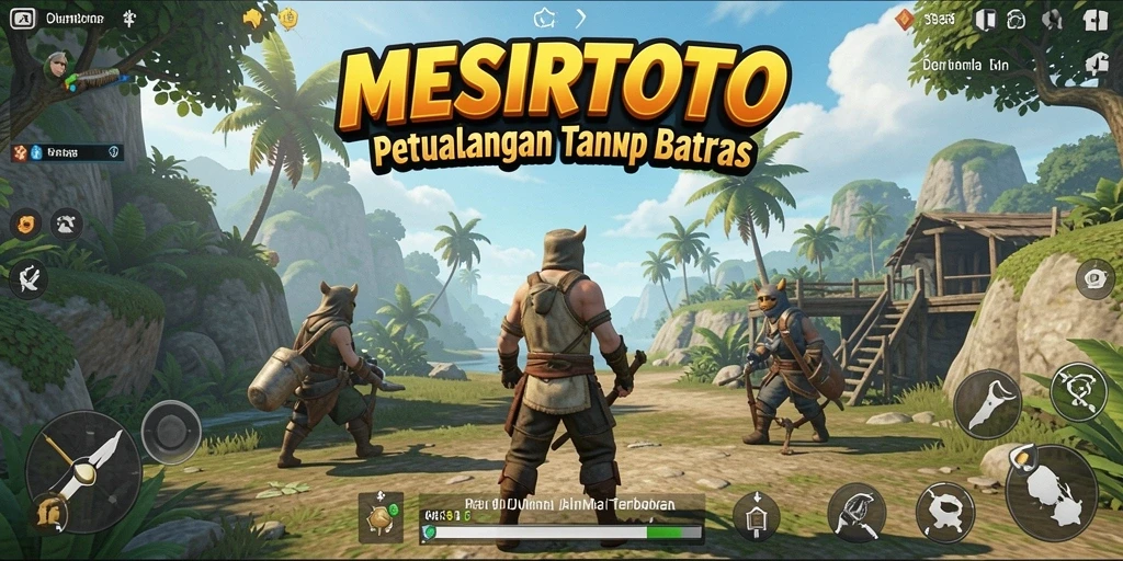 Gameplay <strong>MESIRTOTO</strong> yang menampilkan eksplorasi dunia terbuka yang mendalam.