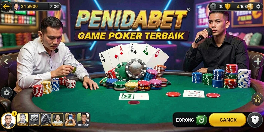 Menampilkan gameplay menarik dari PENIDABET dengan berbagai fitur Poker.
