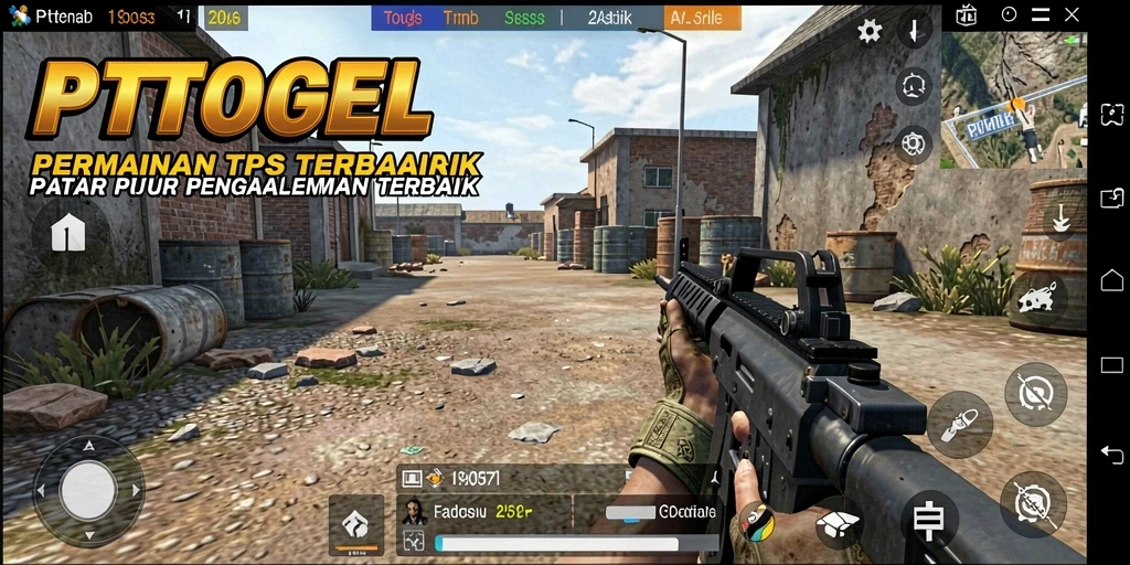 Tampilan gameplay TPS yang mendebarkan dari PTTOGEL.