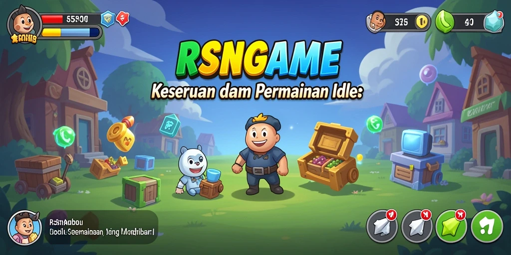 Screenshot RSNGAME menampilkan gameplay Idle yang menarik dan seru.