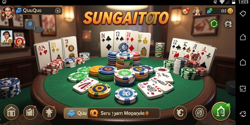 Tampilan gameplay seru SUNGAITOTO dengan interaksi pemain.